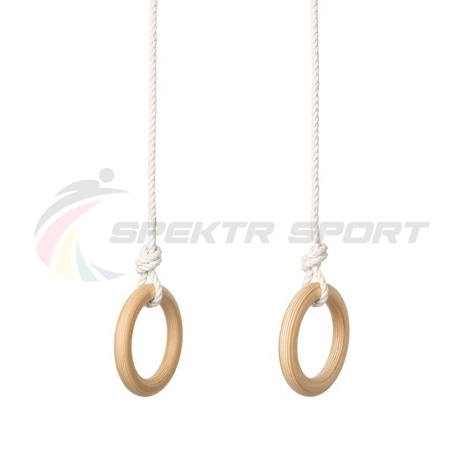 Купить Кольца гимнастические деревянные (фанера 18 мм, покрытие: эмаль, лак или пропитка) в Армавире 