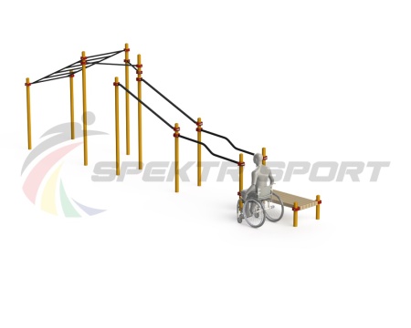 Купить Спортивный комплекс для инвалидов-колясочников WRK-D22_76mm в Армавире 