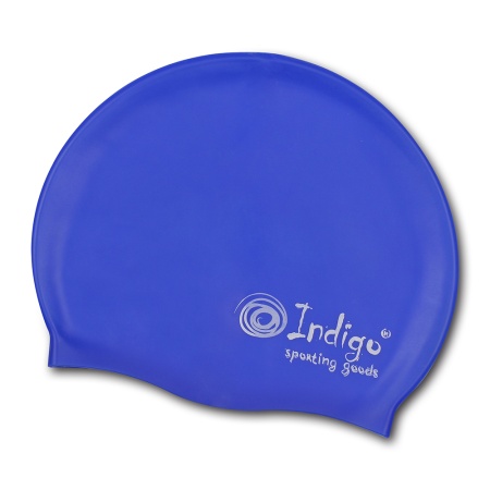 Купить Шапочка для плавания силиконовая Indigo однотонная  в Армавире 